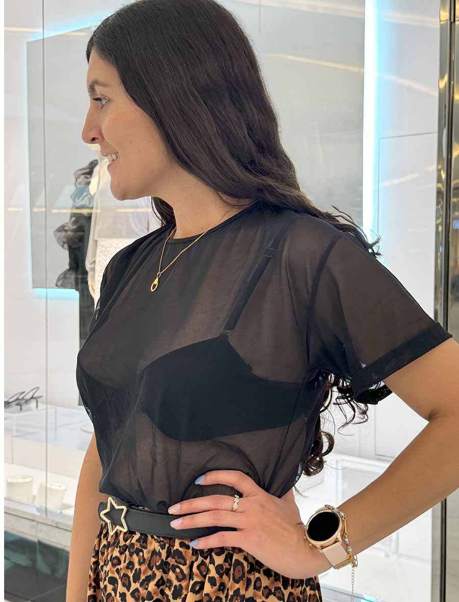 BLUSA LUXE NEGRA